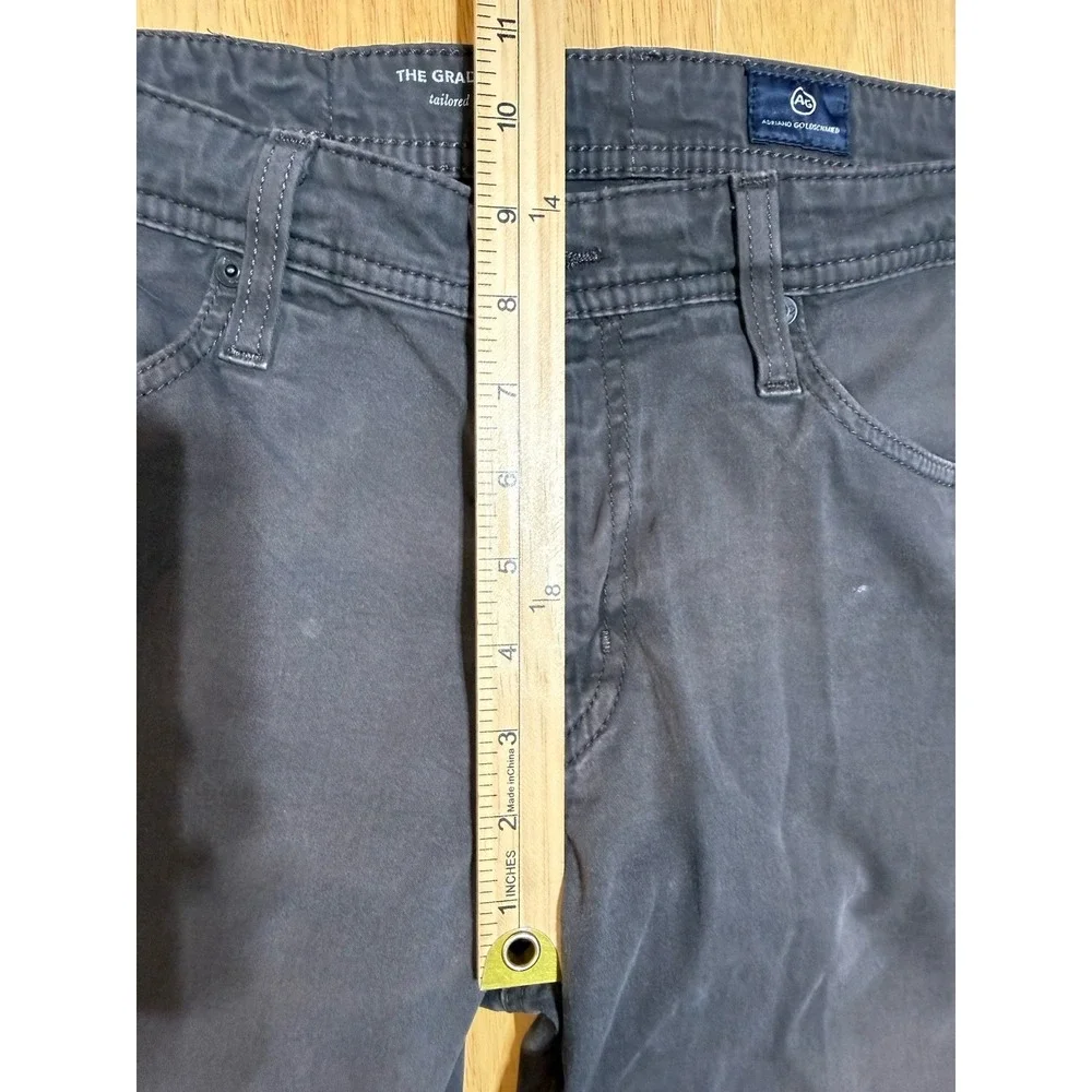 AG Adriano Goldschmied The Graduate Tailored Leg Pants Men's 31x32 Black